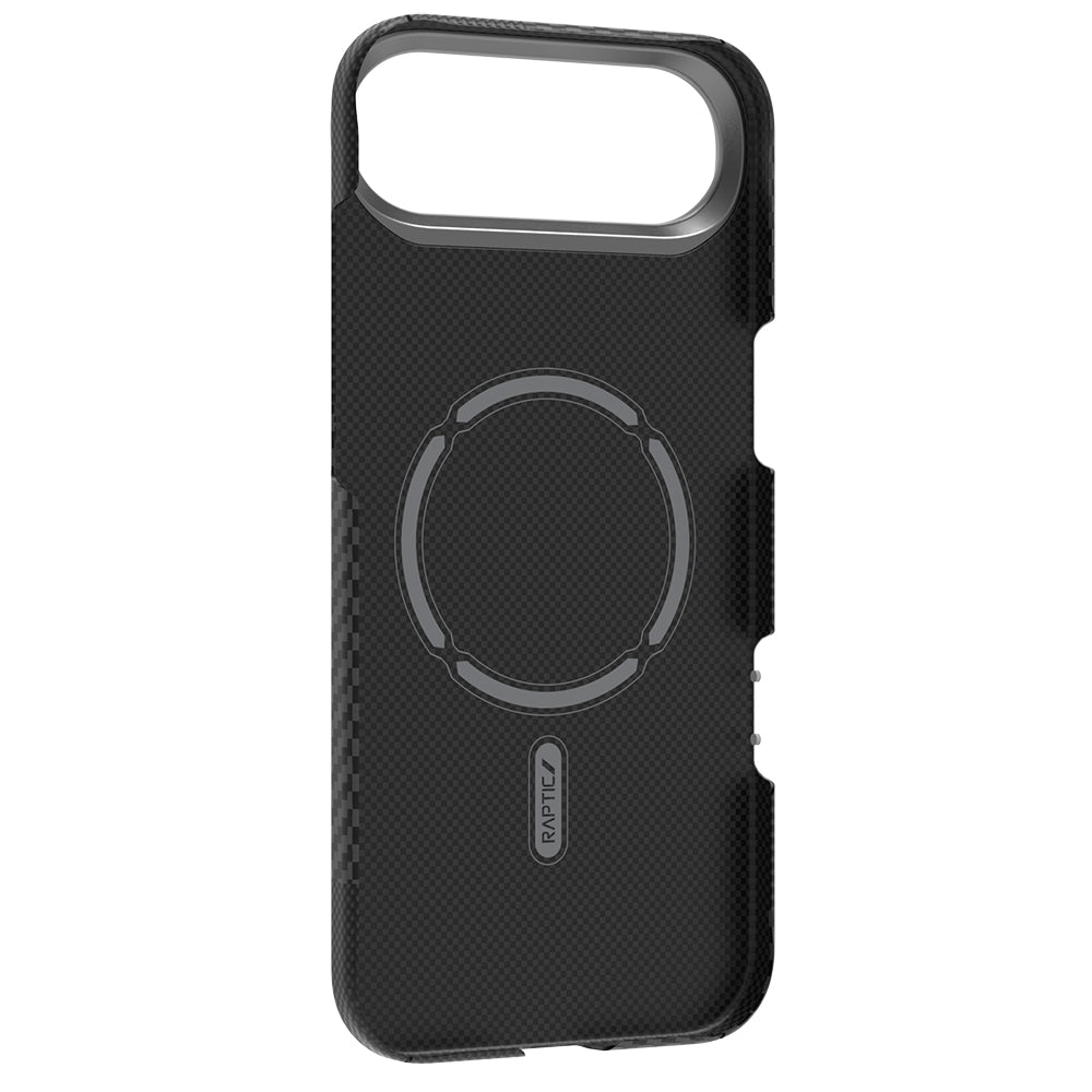 Raptic Aramid Fiber Geotik Serisi iPhone 17 Air Magsafe 600D Metal Kamera Çerçeveli Kılıf