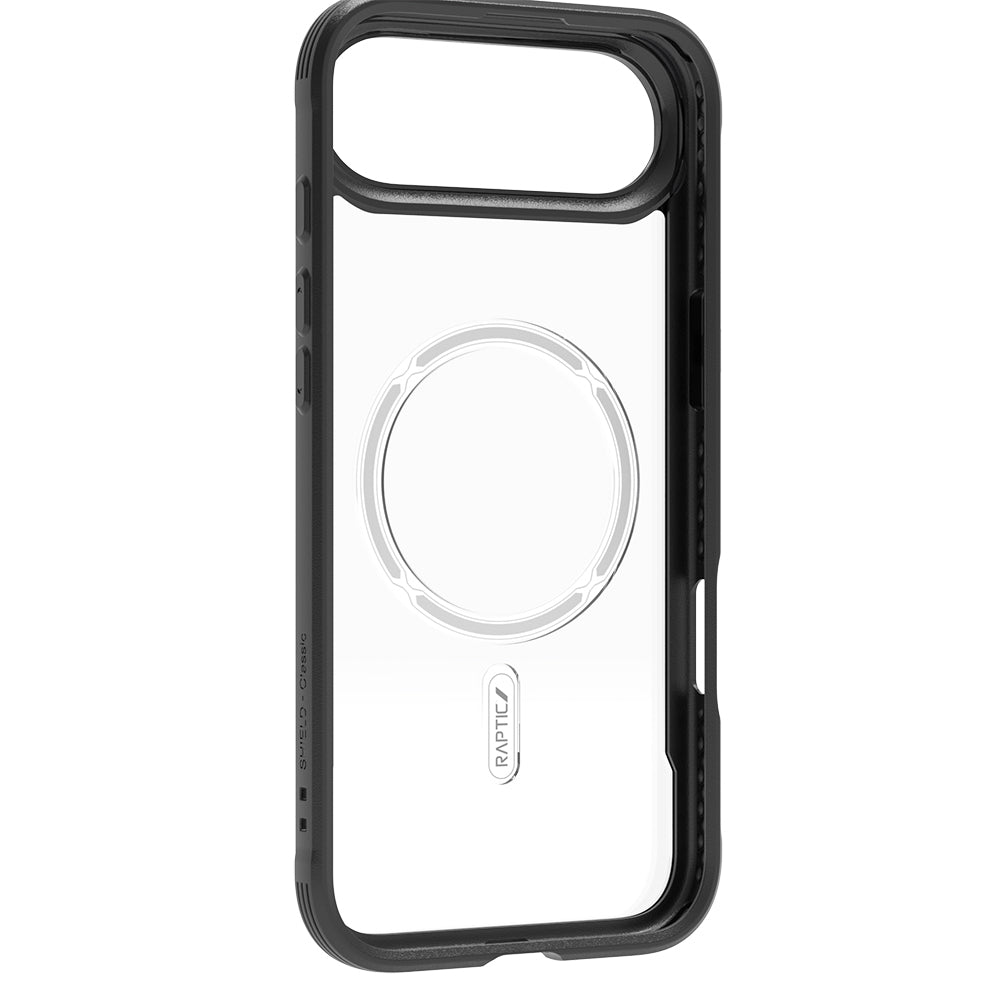 Raptic Shield Serisi iPhone 17 Air Magsafe Airbagli Şeffaf Arka Yüzey Kılıf