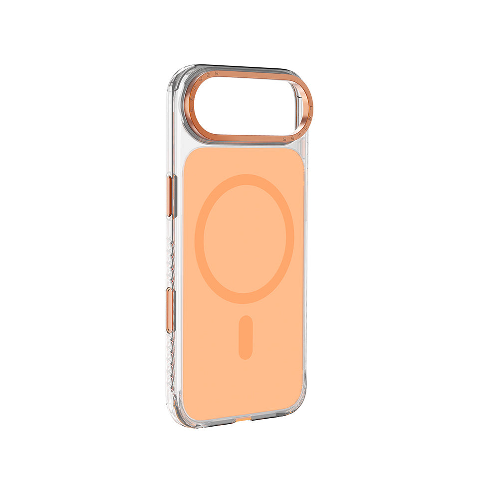 Lenyes CK221 iPhone 17 Air M-safe Metal Kamera Çerçeveli Airbag Tasarımlı Sert PC Kılıf