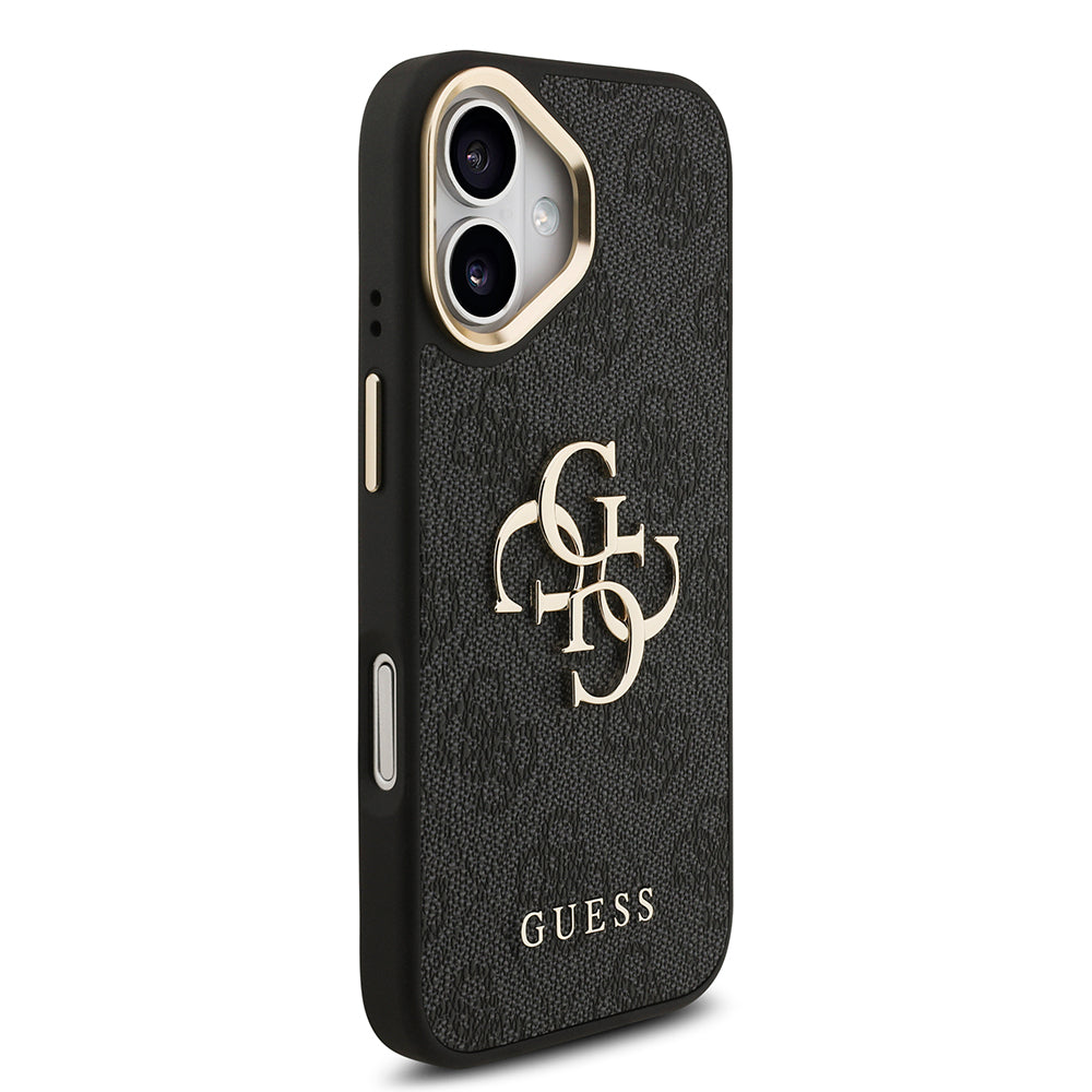 Guess iPhone 17 Orjinal Lisanslı 4G Büyük Metal Logolu Kalın Askılı Kılıf