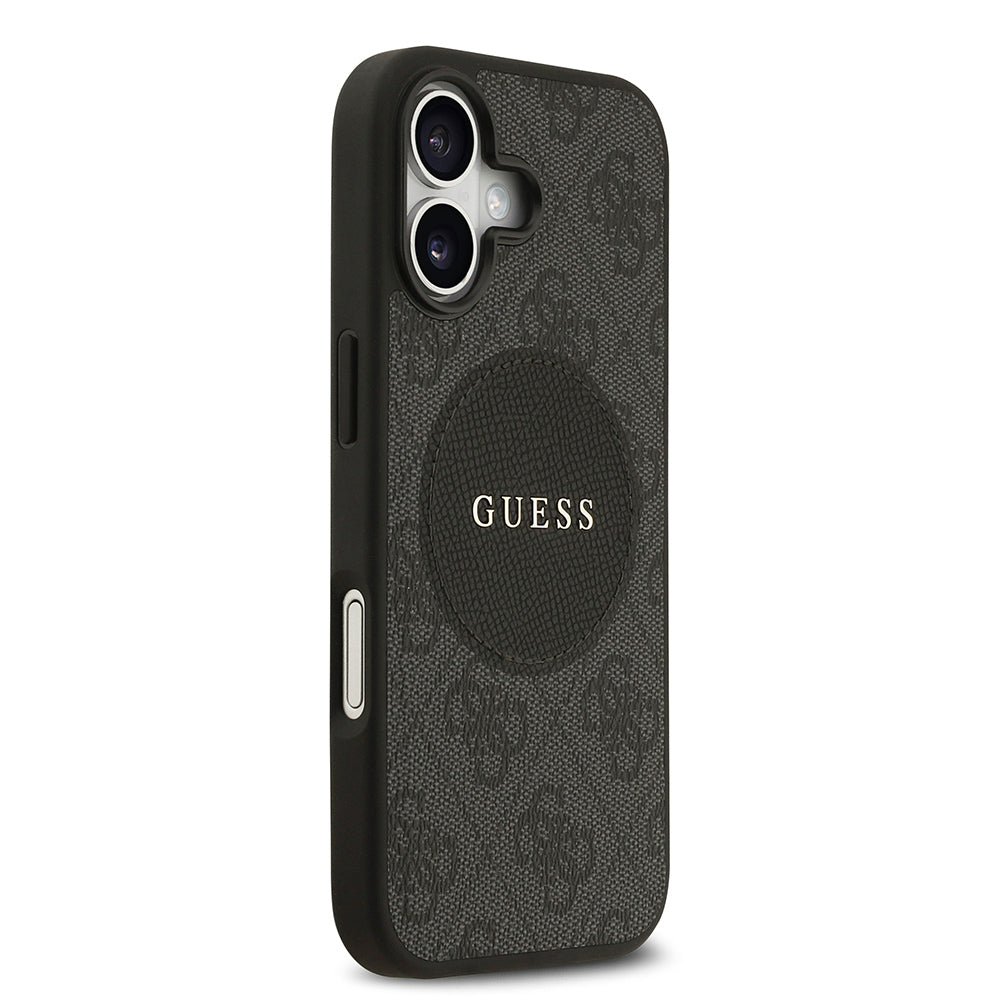 Guess iPhone 17 Orjinal Lisanslı M-safe Şarj Özellikli Yazı Logolu Circle Classic Kılıf