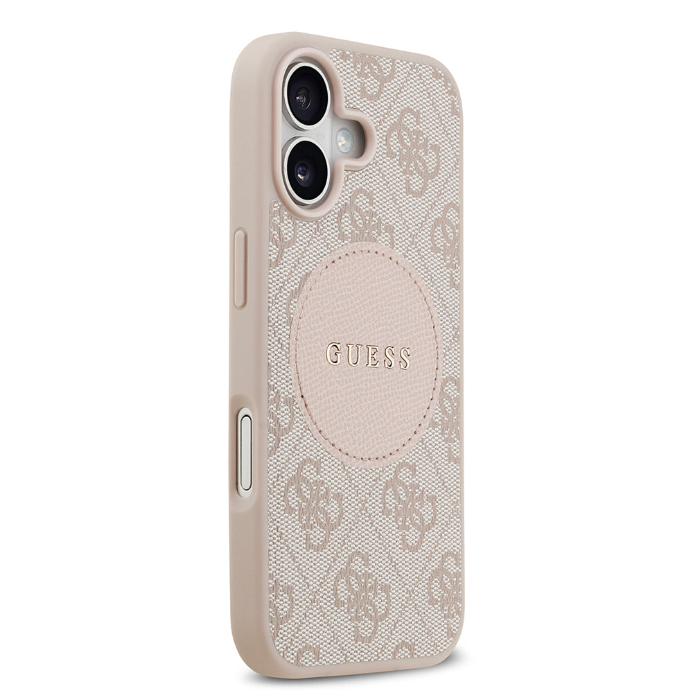 Guess iPhone 17 Orjinal Lisanslı M-safe Şarj Özellikli Yazı Logolu Circle Classic Kılıf