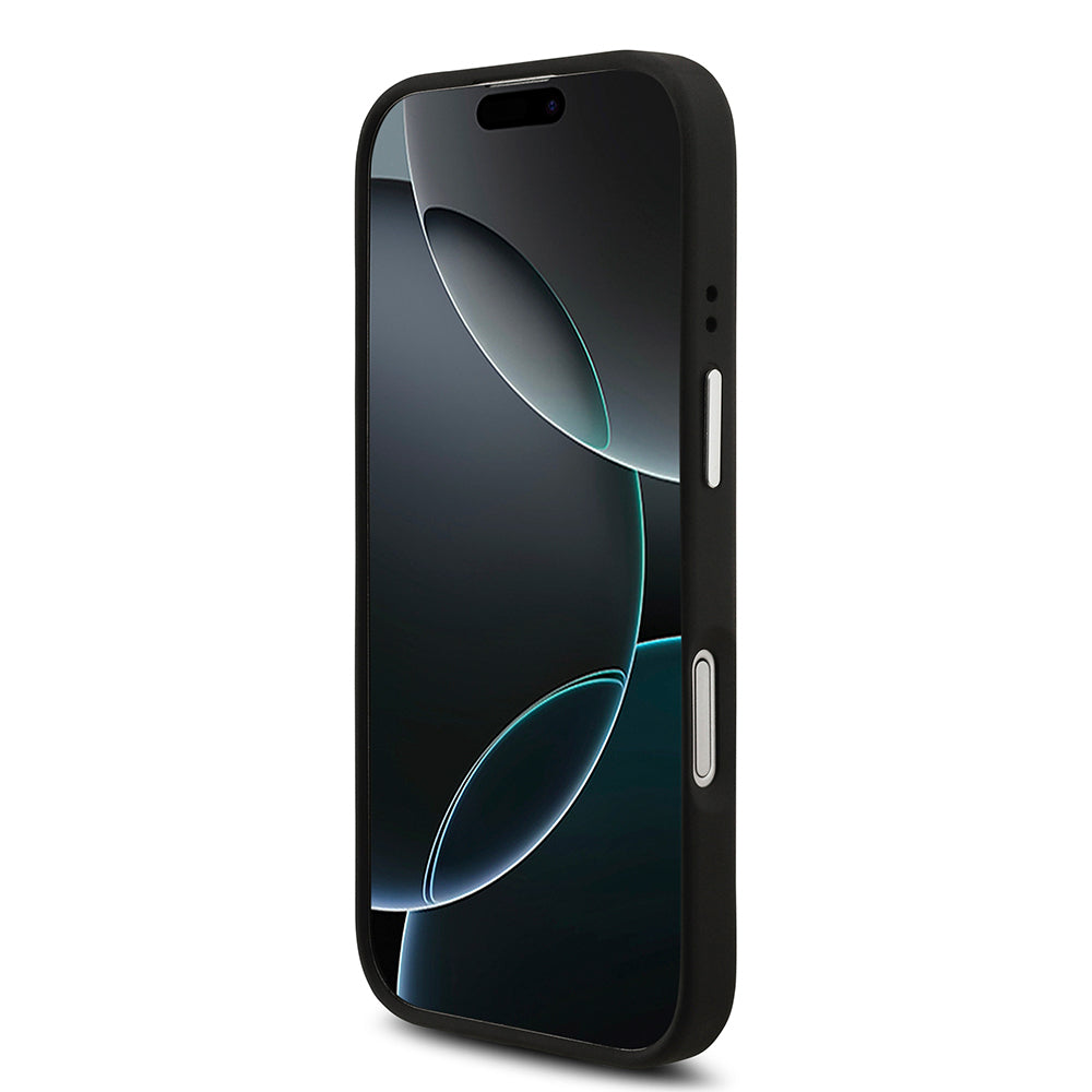Guess iPhone 17 Orjinal Lisanslı PU Deri 4G Büyük Metal Logo Dizaynlı Telefon Kılıfı
