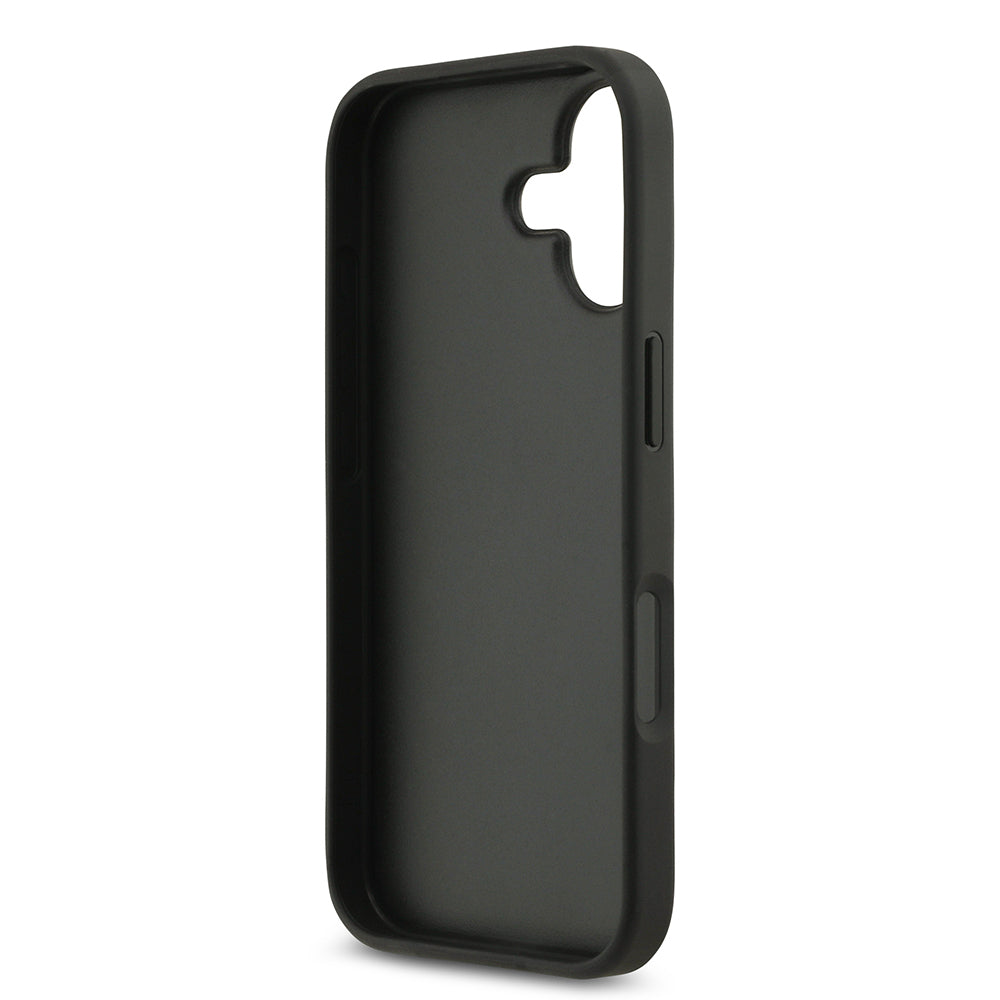 Guess iPhone 17 Orjinal Lisanslı Taşlı Arka Yüzey Üçgen Logolu Telefon Kılıfı