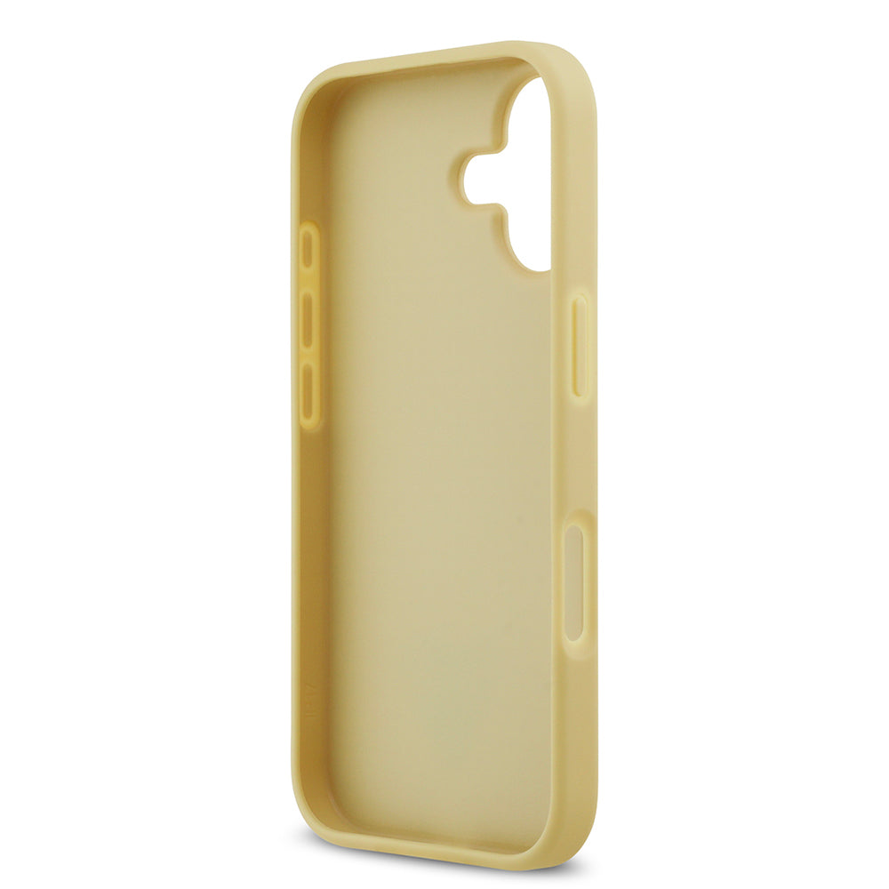 Guess iPhone 17 Orjinal Lisanslı Taşlı Arka Yüzey Üçgen Logolu Telefon Kılıfı