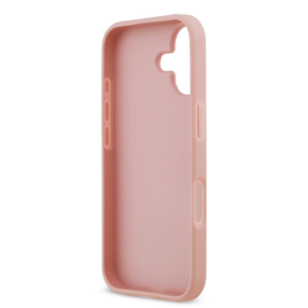 Guess iPhone 17 Orjinal Lisanslı Taşlı Arka Yüzey Üçgen Logolu Telefon Kılıfı