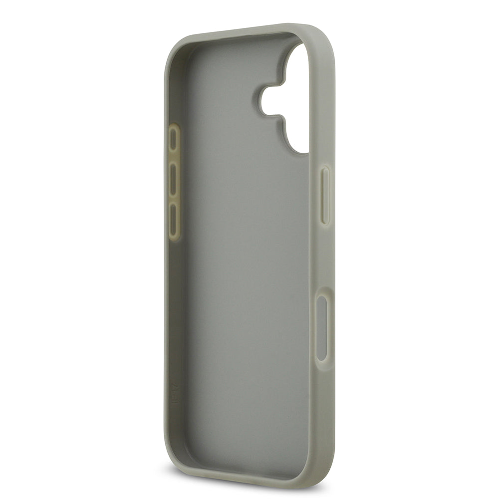 Guess iPhone 17 Orjinal Lisanslı Taşlı Arka Yüzey Üçgen Logolu Telefon Kılıfı