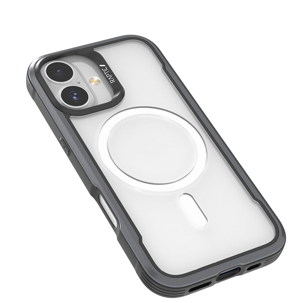Raptic Shield Serisi iPhone 17 Magsafe Airbagli Şeffaf Arka Yüzey Kılıf