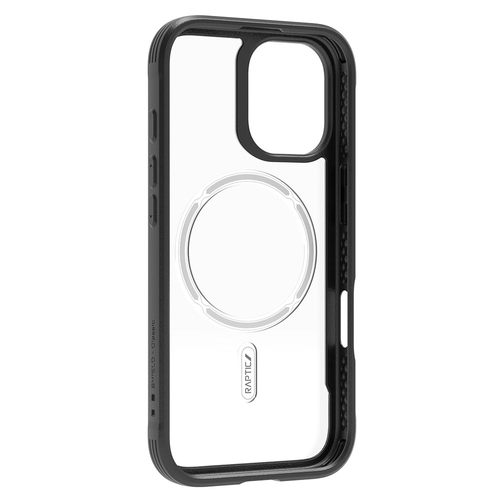 Raptic Shield Serisi iPhone 17 Magsafe Airbagli Şeffaf Arka Yüzey Kılıf