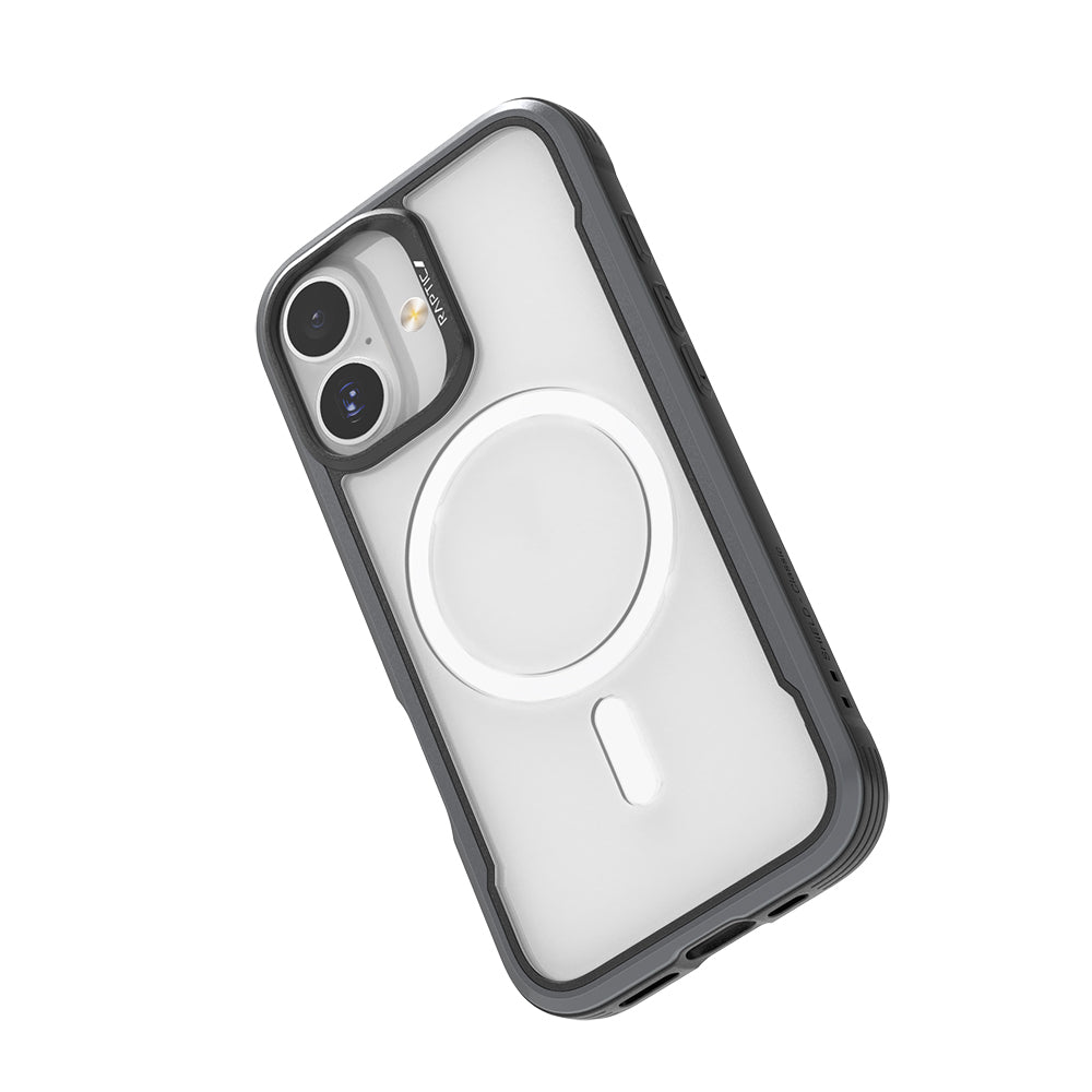 Raptic Shield Serisi iPhone 17 Magsafe Airbagli Şeffaf Arka Yüzey Kılıf