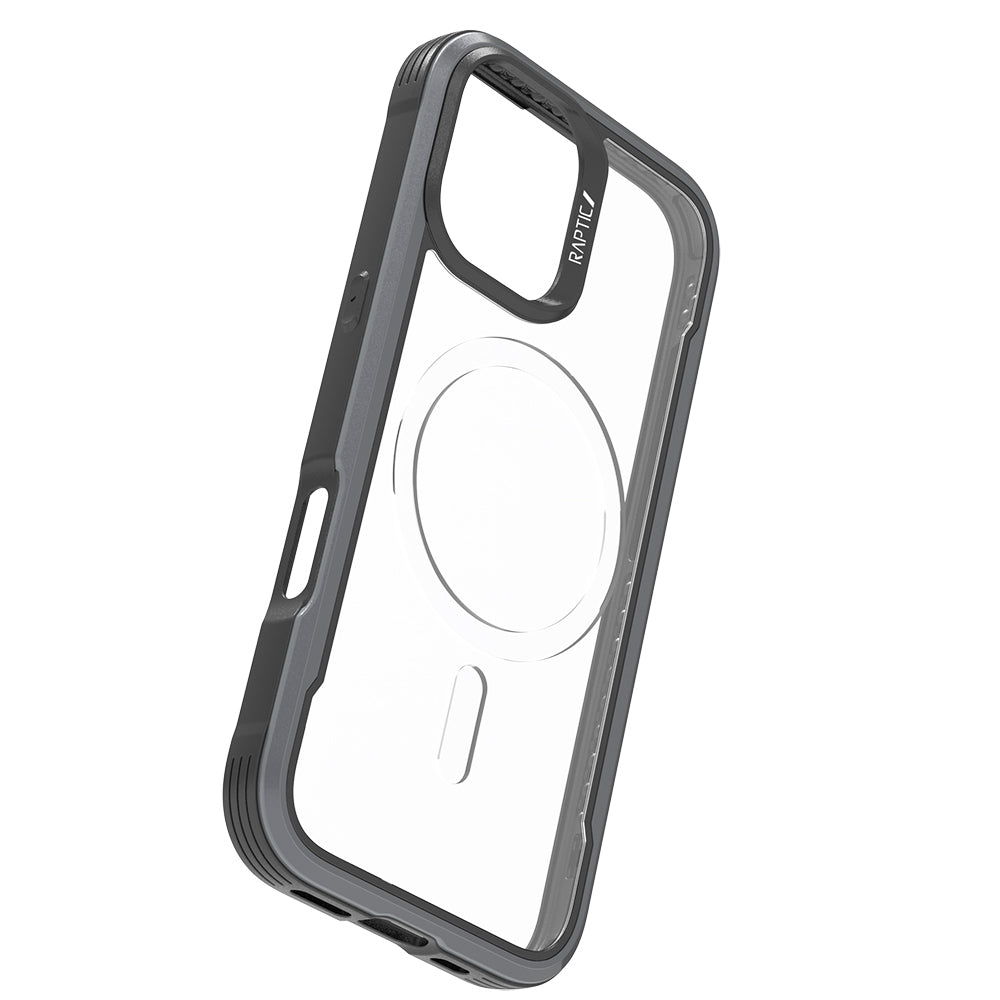 Raptic Shield Serisi iPhone 17 Magsafe Airbagli Şeffaf Arka Yüzey Kılıf