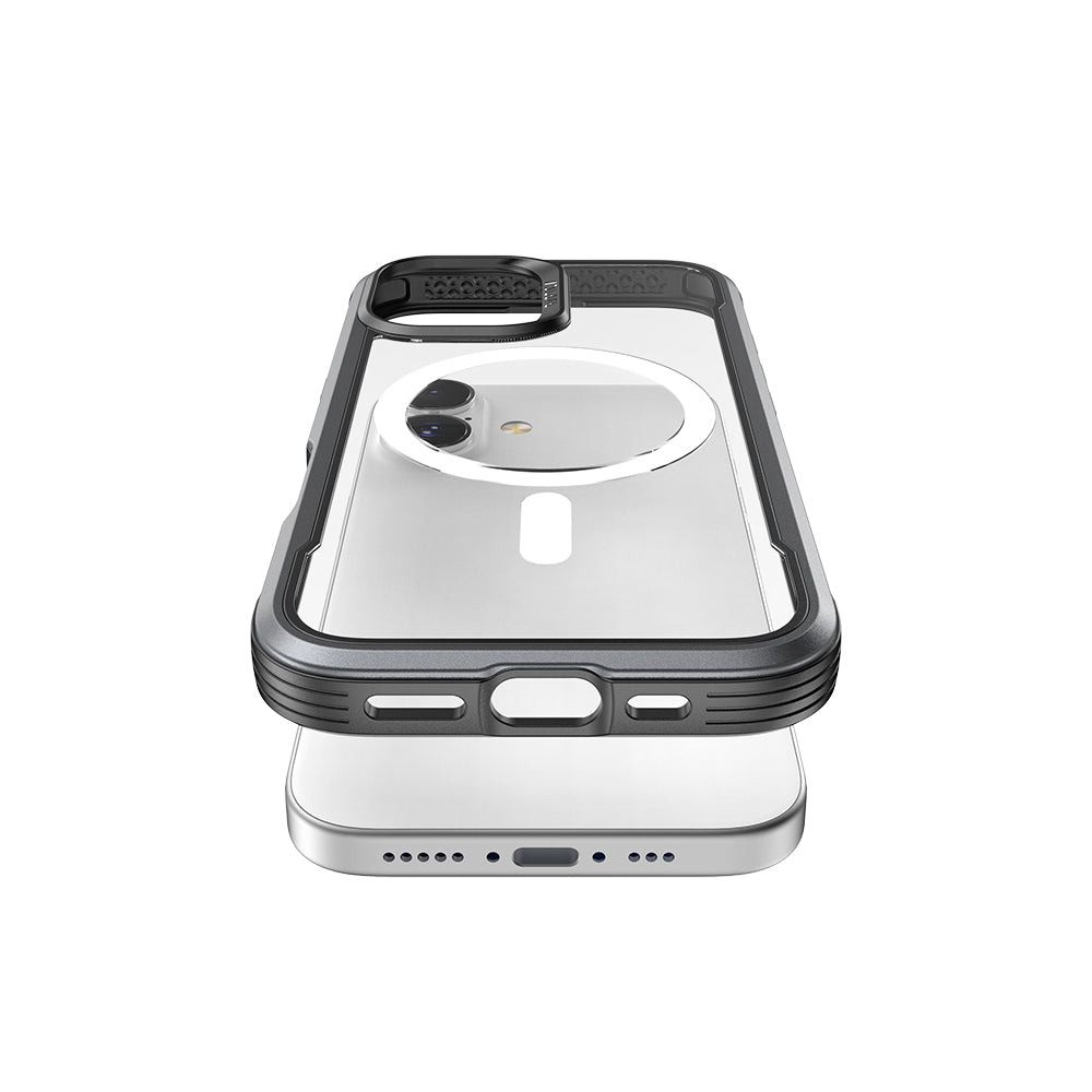 Raptic Shield Serisi iPhone 17 Magsafe Airbagli Şeffaf Arka Yüzey Kılıf