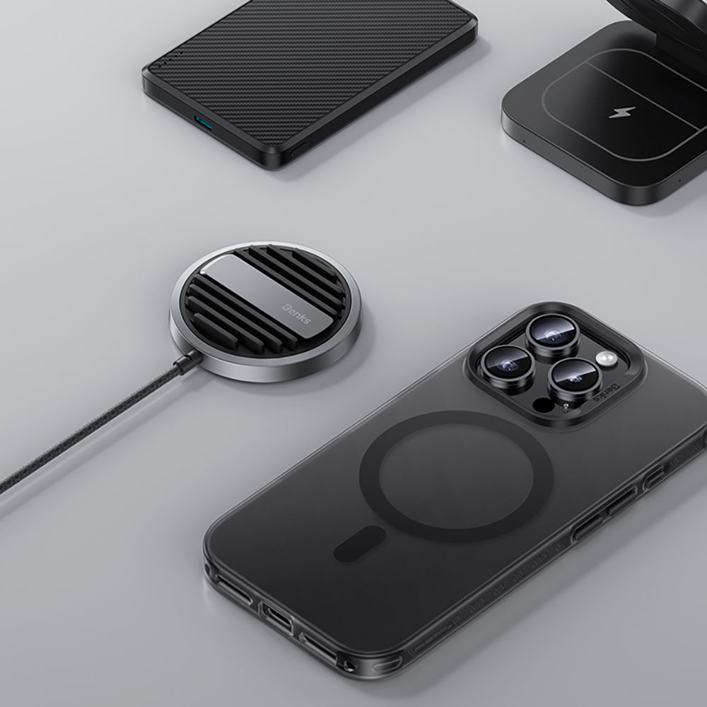 Benks Lucid Armor iPhone 17 M-safe Şarj Özellikli Telefon Kılıfı