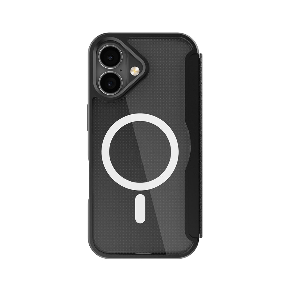 Raptic Air Folio iPhone 17 MagSafe Şeffaf Kartlıklı Telefon Kılıfı