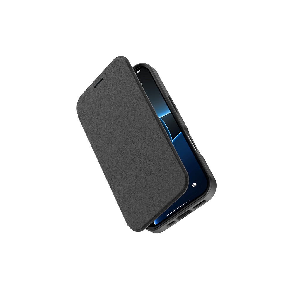Raptic Air Folio iPhone 17 MagSafe Şeffaf Kartlıklı Telefon Kılıfı