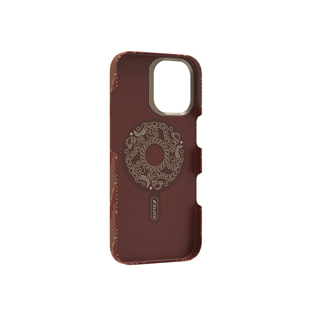 Raptic Aramid Skin Bionic Serisi iPhone 17 Kılıf Magsafe Telefon Kılıfı