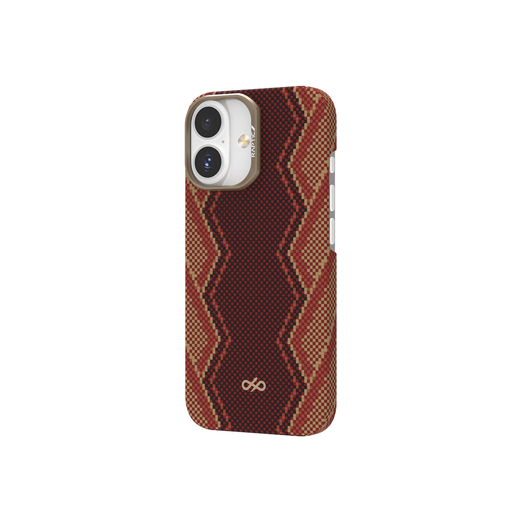 Raptic Aramid Skin Bionic Serisi iPhone 17 Kılıf Magsafe Telefon Kılıfı