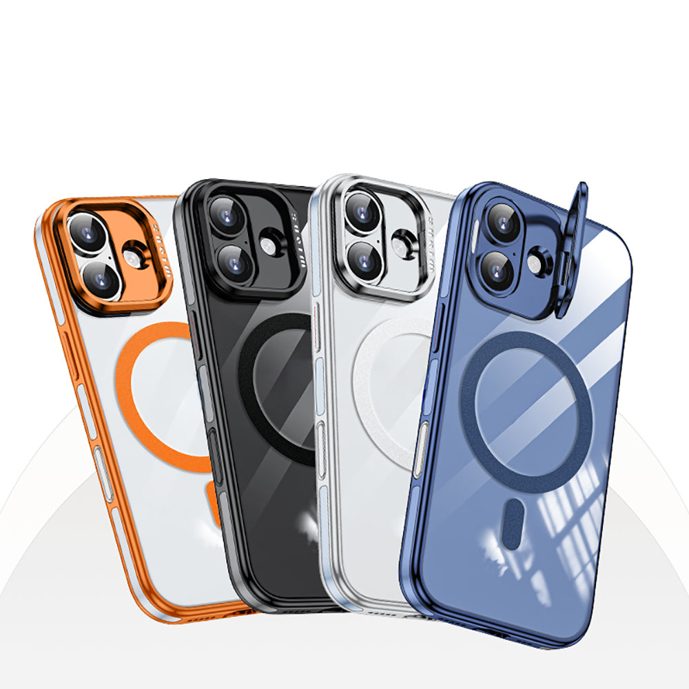 Wlons iPhone 17 M-safe Şarj Özellikli Standlı Efsane Kılıf