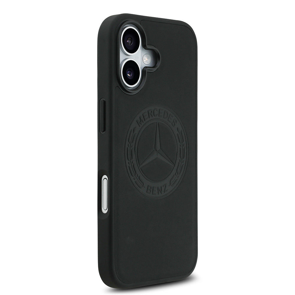 Mercedes Benz iPhone 17 Orjinal Lisanslı M-safe Hakiki Deri Nostaljik Yıldız Dizayn Kılıf