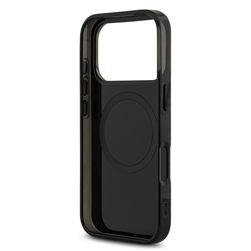 AMG iPhone 17 Pro Orjinal Lisanslı M-safe Şarj Özellikli Çift Katmanlı Kırmızı Çapraz Çizgili Kılıf