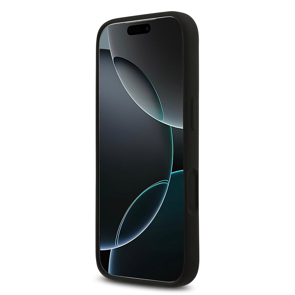 Guess iPhone 17 Pro Orjinal Lisanslı Grained Yazı Logolu Telefon Kılıfı