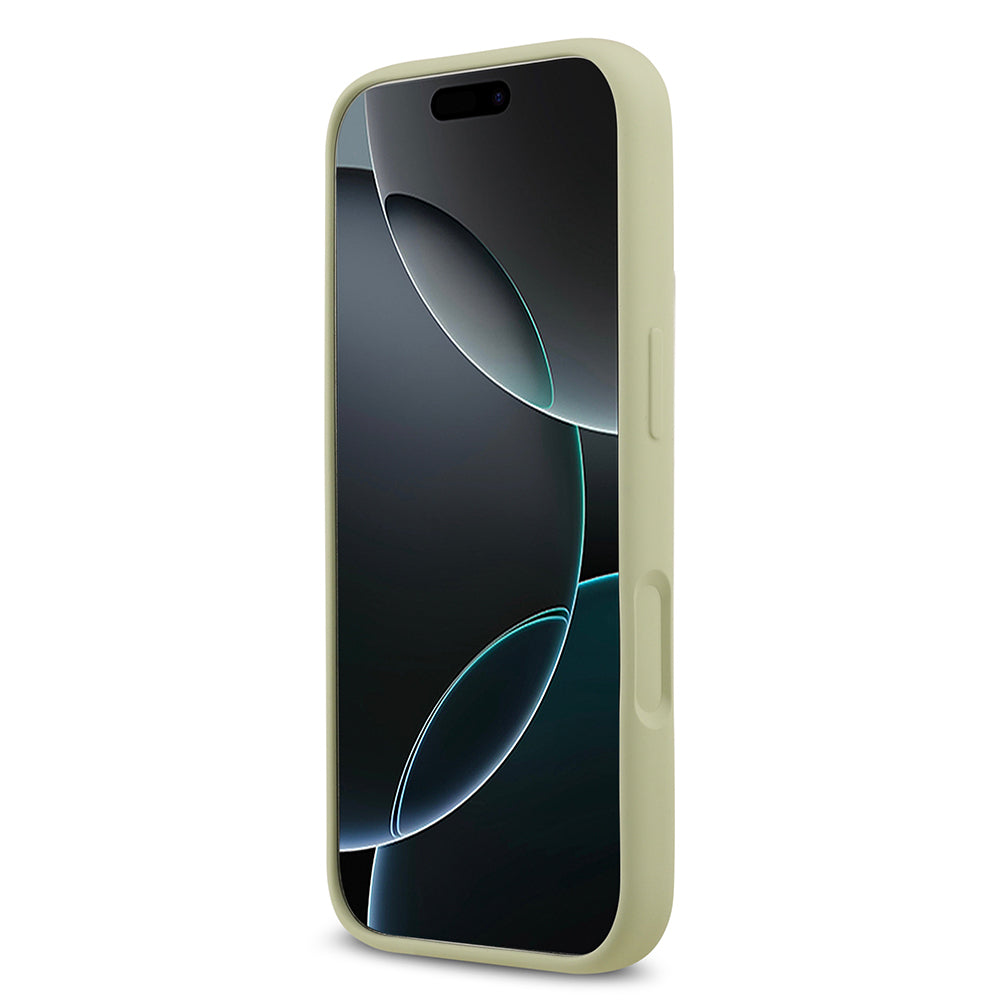 Guess iPhone 17 Pro Orjinal Lisanslı Grained Yazı Logolu Telefon Kılıfı