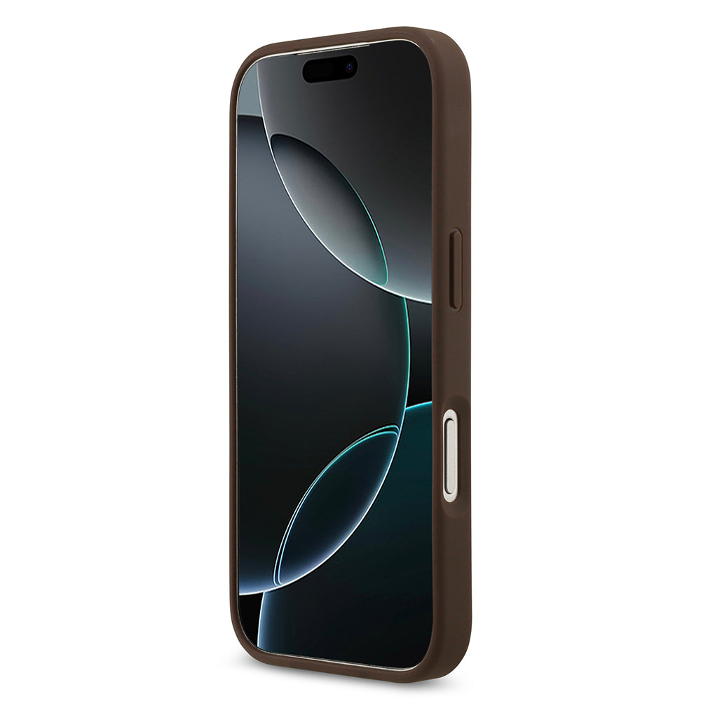 Guess iPhone 17 Pro Orjinal Lisanslı M-safe Şarj Özellikli Yazı Logolu Circle Classic Kılıf