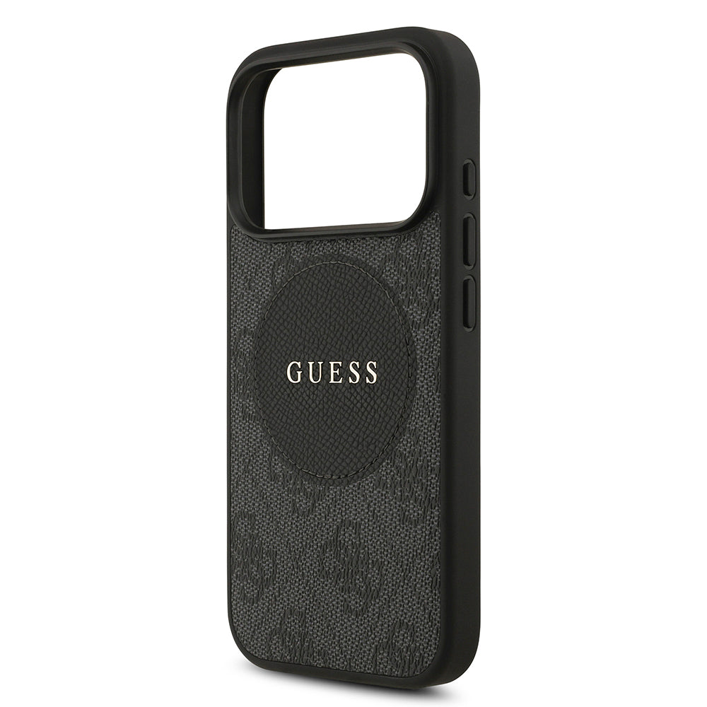 Guess iPhone 17 Pro Orjinal Lisanslı M-safe Şarj Özellikli Yazı Logolu Circle Classic Kılıf