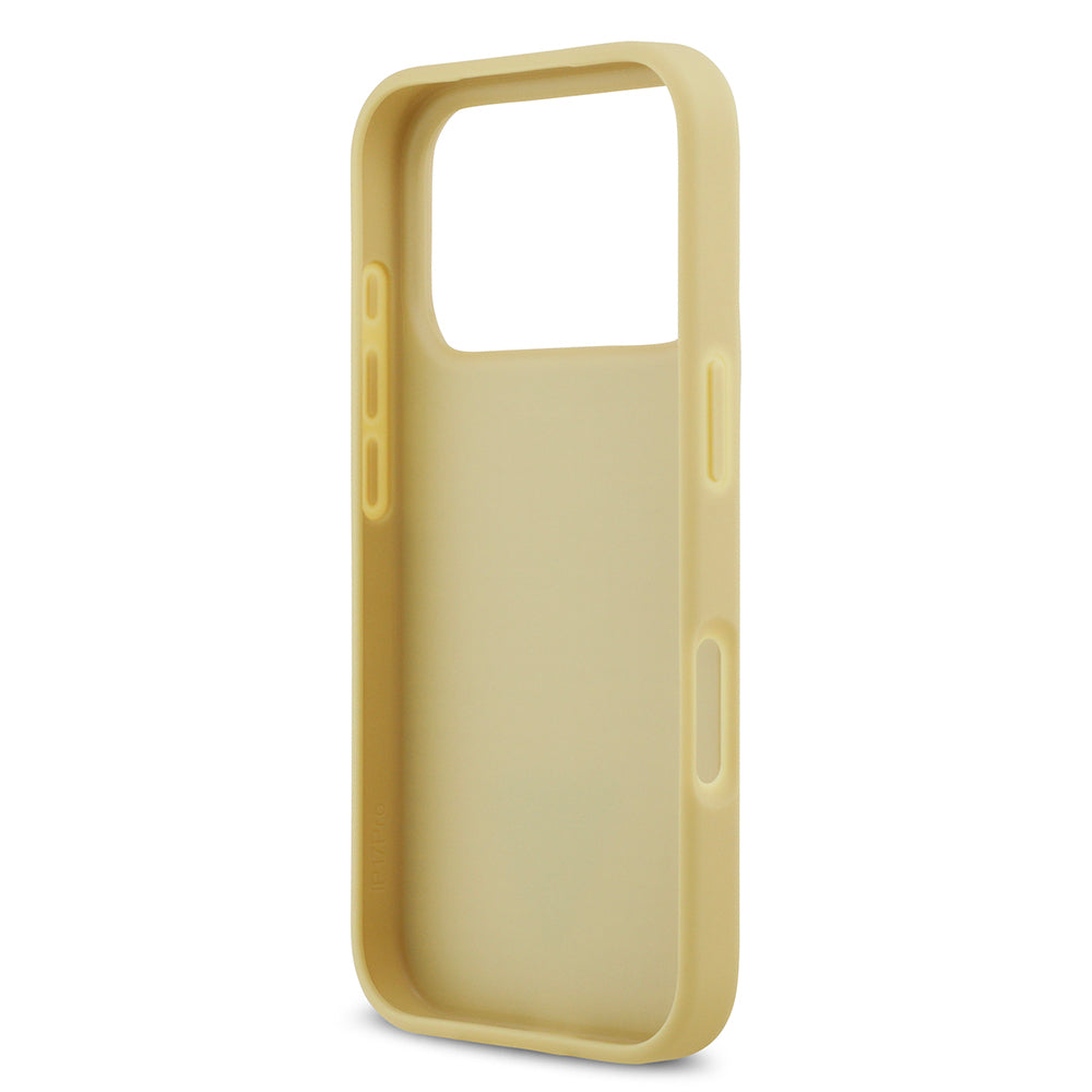 Guess iPhone 17 Pro Orjinal Lisanslı Taşlı Arka Yüzey Üçgen Logolu Telefon Kılıfı
