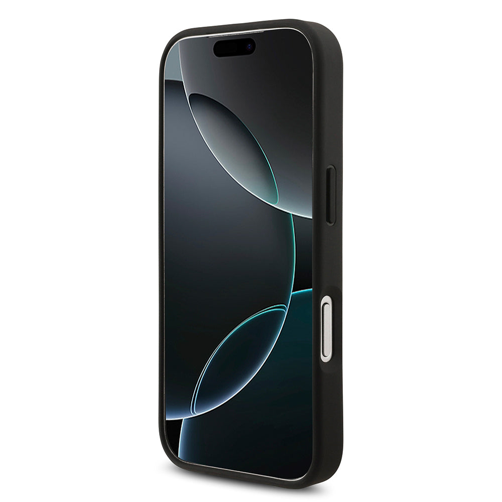 Lacoste iPhone 17 Pro Orjinal Lisanslı M-safe Şarj Özellikli PU Deri Tasarımlı Karışık Monogram Desenli Kılıf