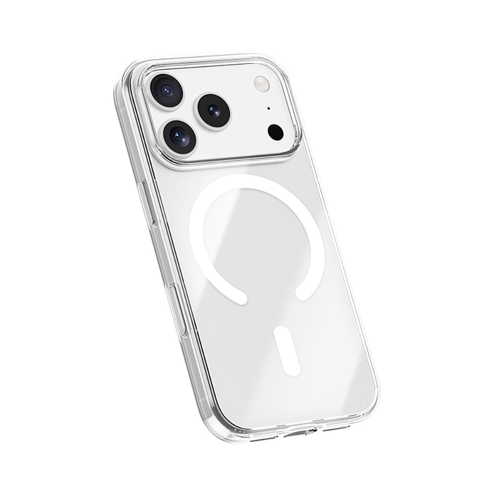 Benks Crystal Serisi iPhone 17 Pro M-safe Şarj Özellikli Şeffaf Telefon Kılıfı