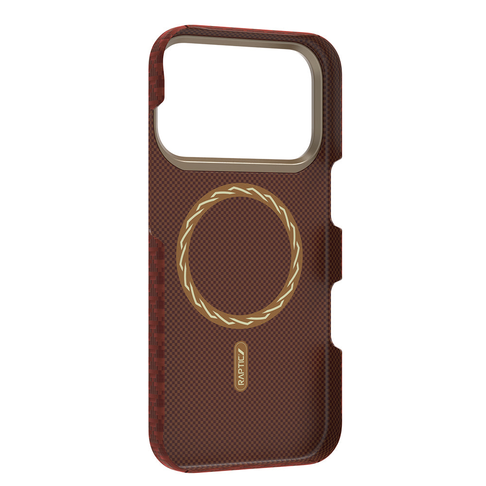 Raptic Aramid Skin Origin Serisi iPhone 17 Pro Kılıf Magsafe Telefon Kılıfı