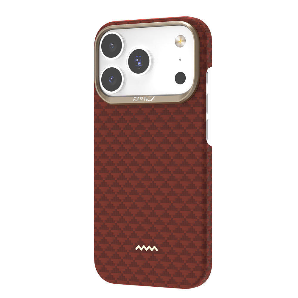 Raptic Aramid Skin Origin Serisi iPhone 17 Pro Kılıf Magsafe Telefon Kılıfı