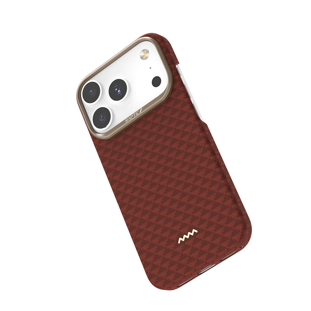 Raptic Aramid Skin Origin Serisi iPhone 17 Pro Kılıf Magsafe Telefon Kılıfı