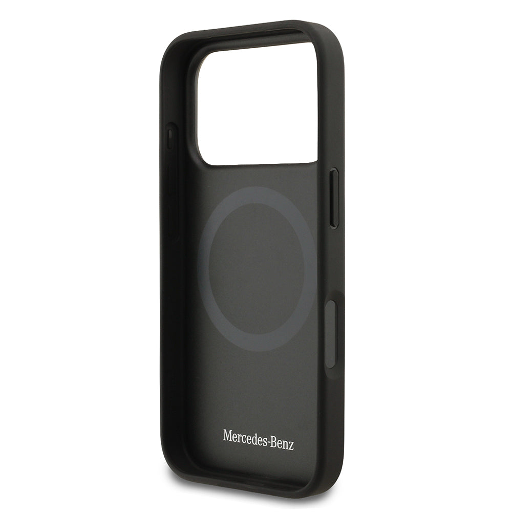 Mercedes Benz iPhone 17 Pro Orjinal Lisanslı M-safe Hakiki Deri Nostaljik Yıldız Dizayn Kılıf