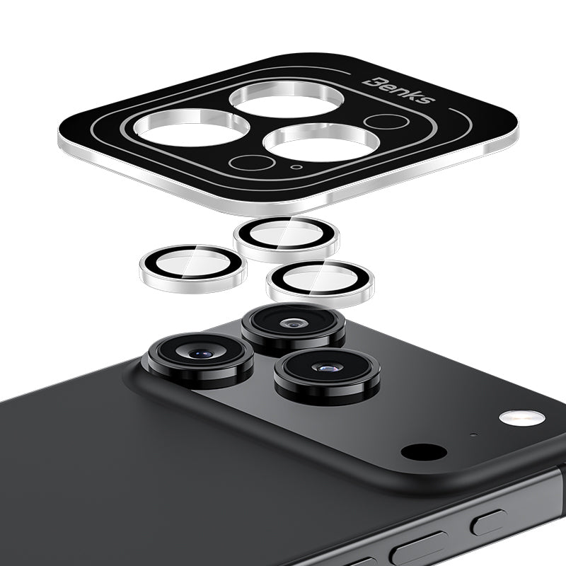 Benks AR Glass Warrior iPhone 17 Pro Max Premium Cam Kamera Lens Koruyucu