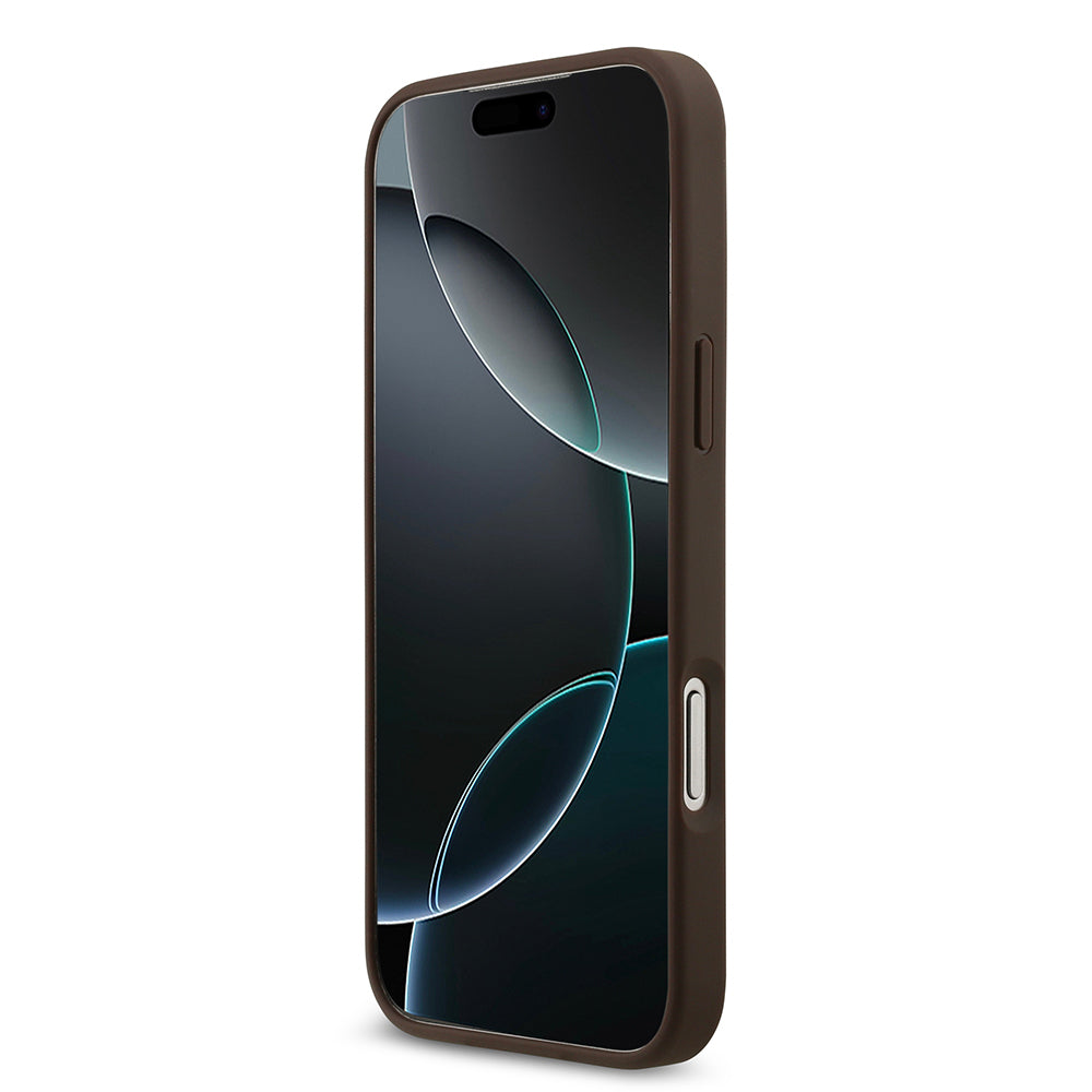 Guess iPhone 17 Pro Max Orjinal Lisanslı M-safe Şarj Özellikli Yazı Logolu Circle Classic Kılıf