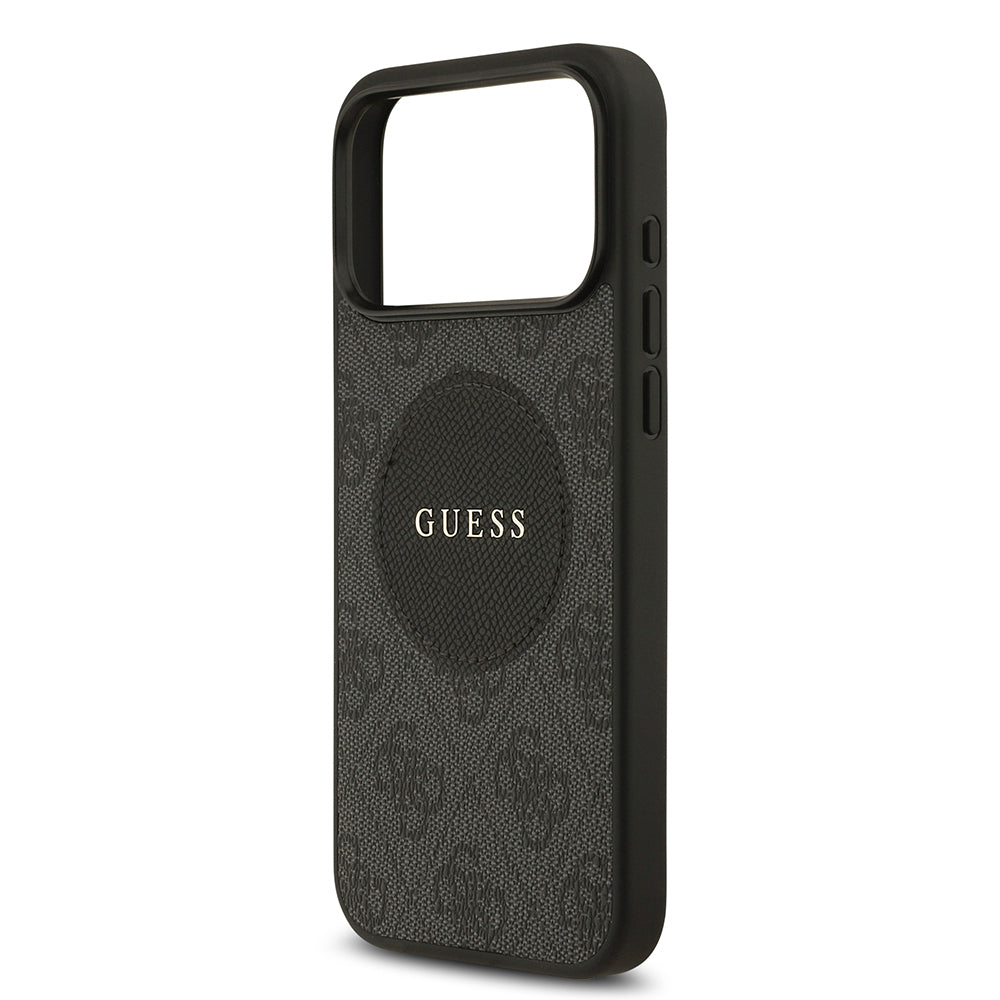 Guess iPhone 17 Pro Max Orjinal Lisanslı M-safe Şarj Özellikli Yazı Logolu Circle Classic Kılıf