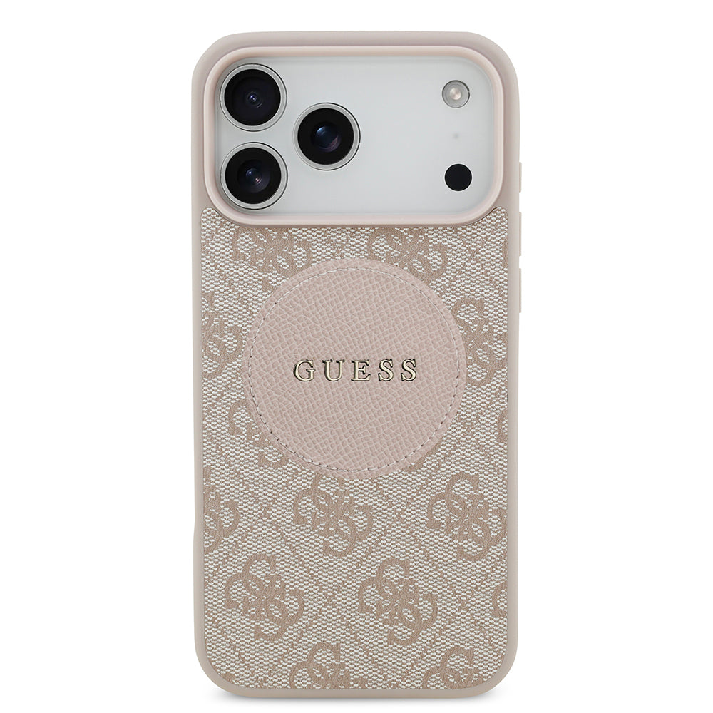 Guess iPhone 17 Pro Max Orjinal Lisanslı M-safe Şarj Özellikli Yazı Logolu Circle Classic Kılıf