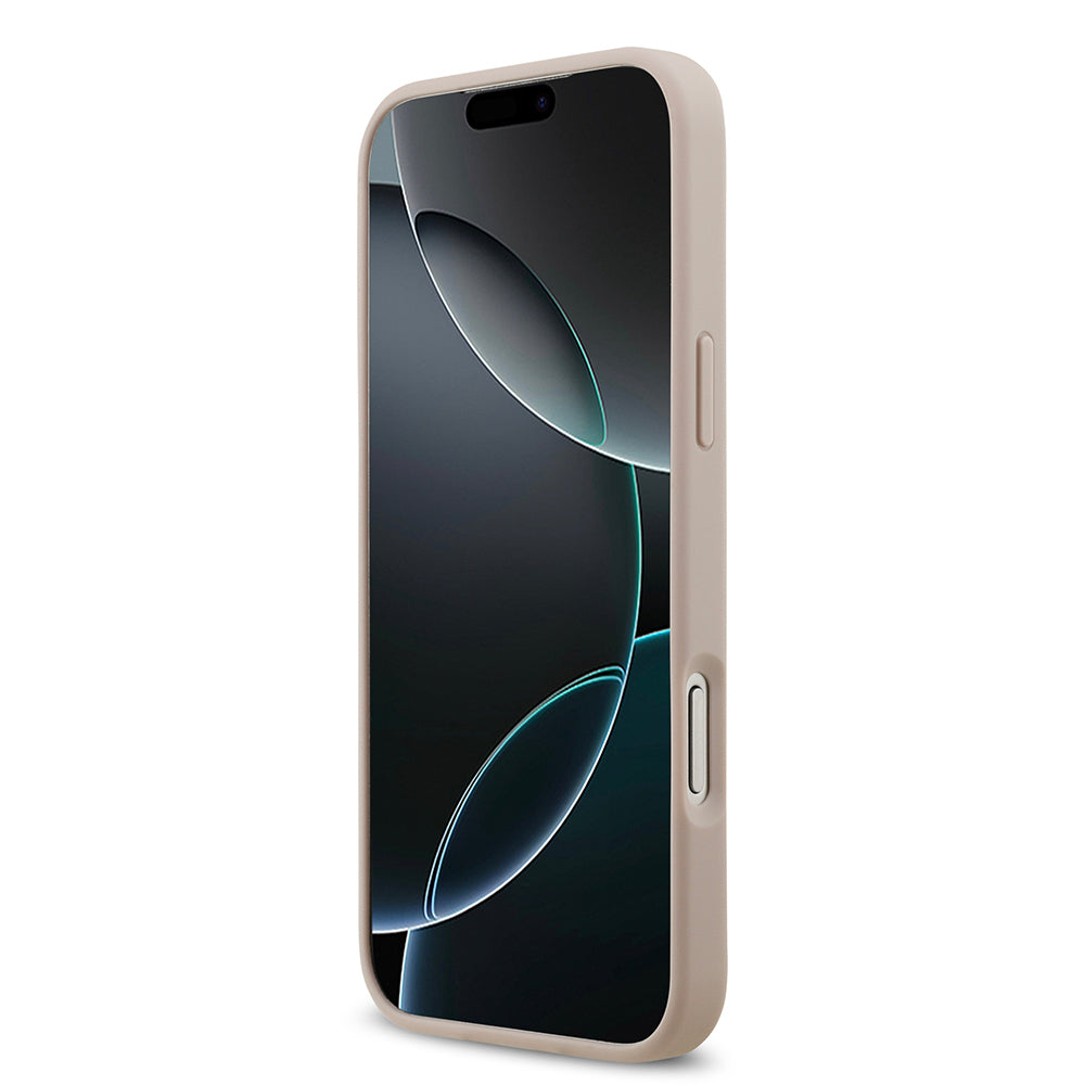 Guess iPhone 17 Pro Max Orjinal Lisanslı M-safe Şarj Özellikli Yazı Logolu Circle Classic Kılıf