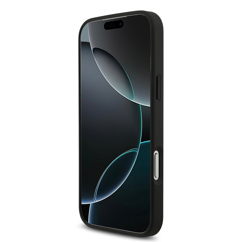 Lacoste iPhone 17 Pro Max Orjinal Lisanslı Magsafe PU Deri Tasarımlı Metal Logolu Kılıf