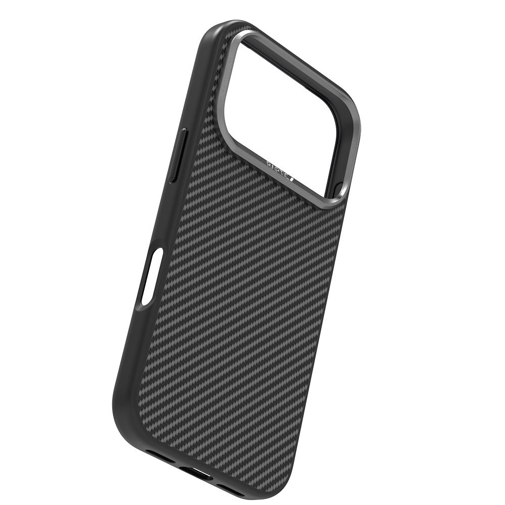 Raptic Aramid Fiber Serisi iPhone 17 Pro Max Magsafe 600D Metal Kamera Çerçeveli Kılıf
