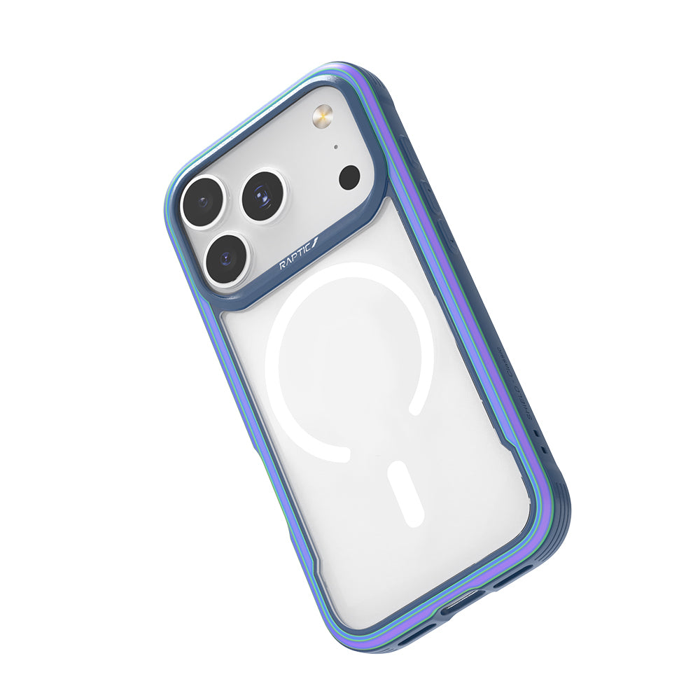 Raptic Shield Serisi iPhone 17 Pro Max Magsafe Airbagli Şeffaf Arka Yüzey Kılıf