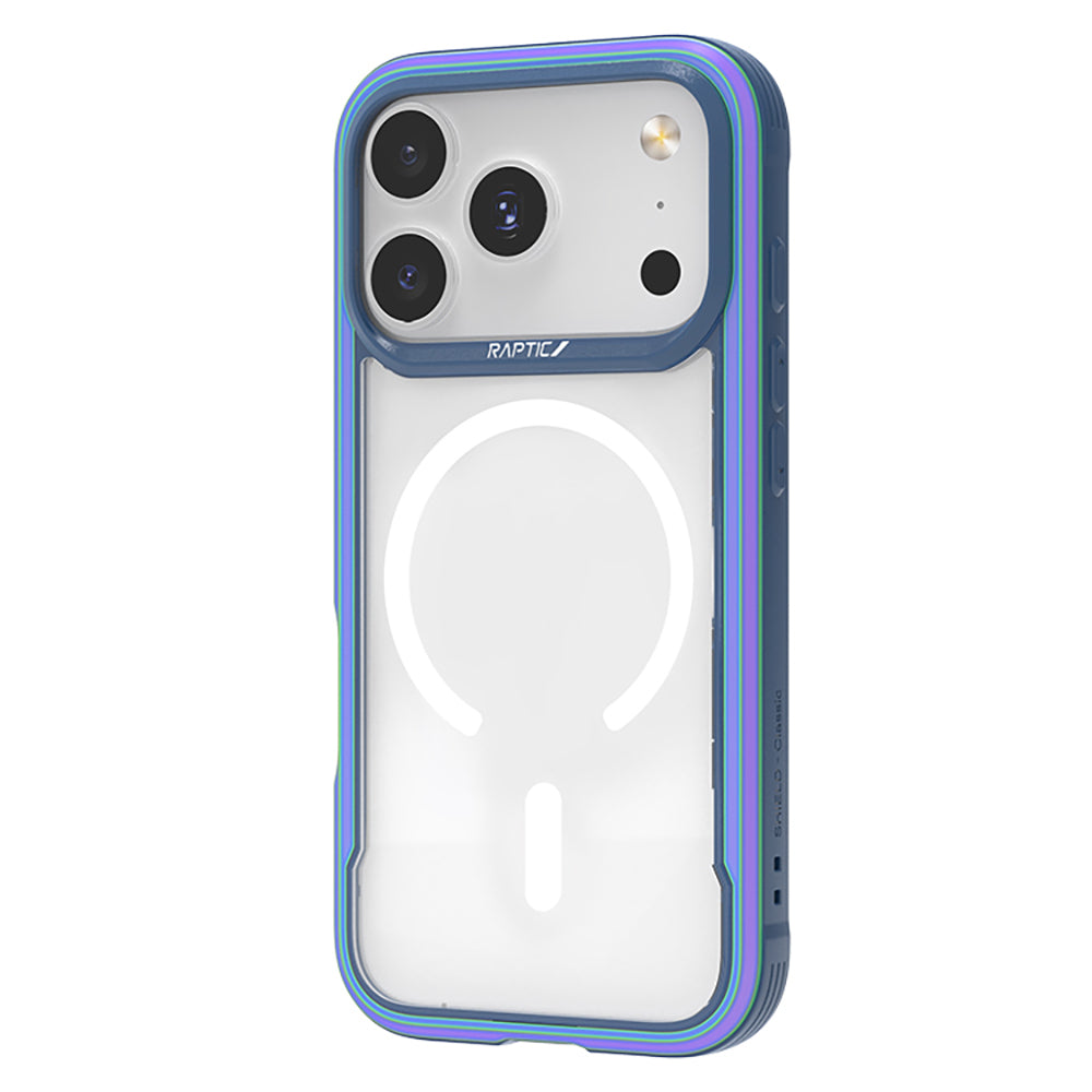 Raptic Shield Serisi iPhone 17 Pro Max Magsafe Airbagli Şeffaf Arka Yüzey Kılıf