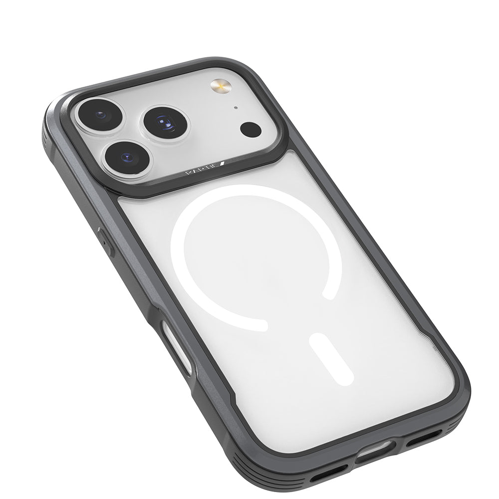 Raptic Shield Serisi iPhone 17 Pro Max Magsafe Airbagli Şeffaf Arka Yüzey Kılıf