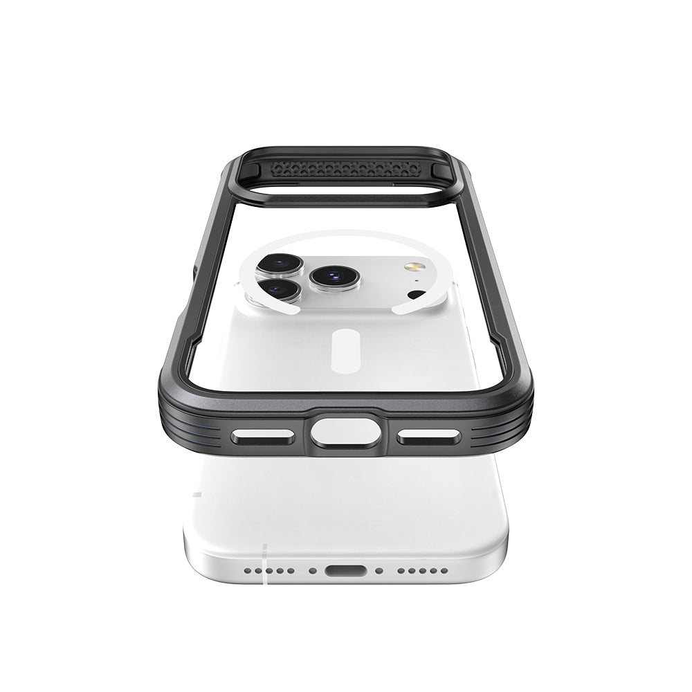 Raptic Shield Serisi iPhone 17 Pro Max Magsafe Airbagli Şeffaf Arka Yüzey Kılıf
