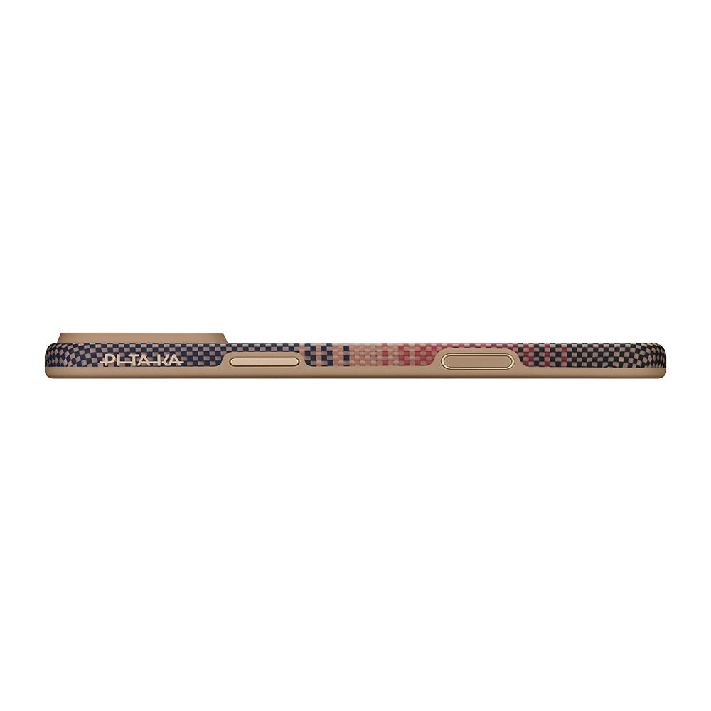 Pitaka Military-Grade Sunset-Moonrise Serisi iPhone 17 Pro Max M-safe Aramid Fiber Sunset Kılıf
