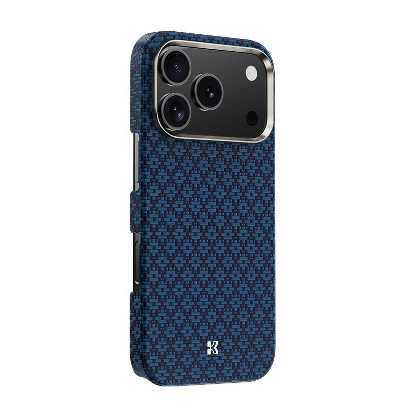 Benks ArmorAir ArmorGrid Serisi iPhone 17 Pro Max M-Safe Şarj Özellikli Kevlar Kılıf