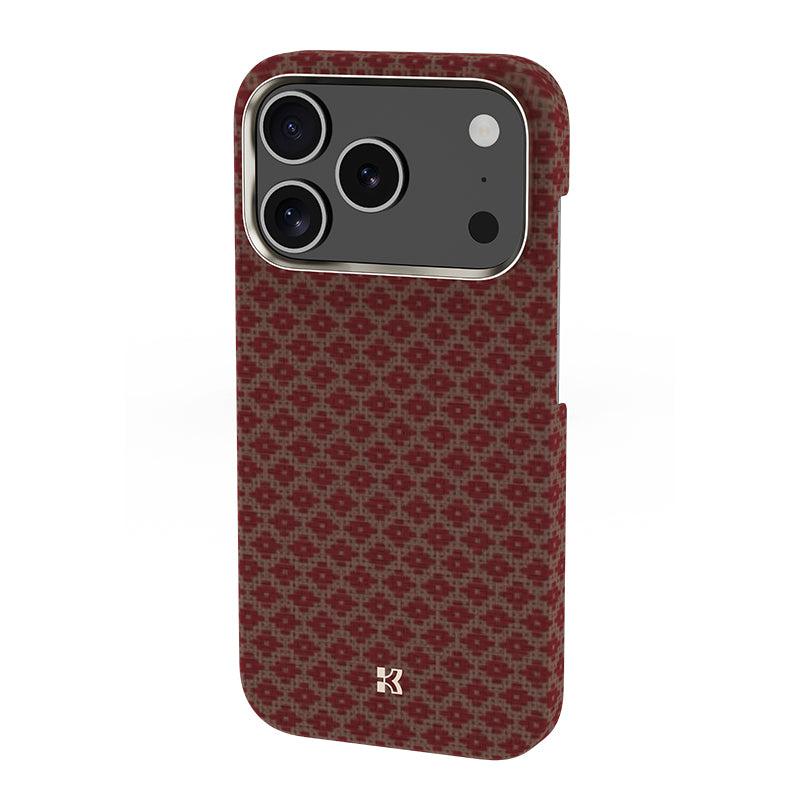 Benks ArmorAir ArmorGrid Serisi iPhone 17 Pro Max M-Safe Şarj Özellikli Kevlar Kılıf