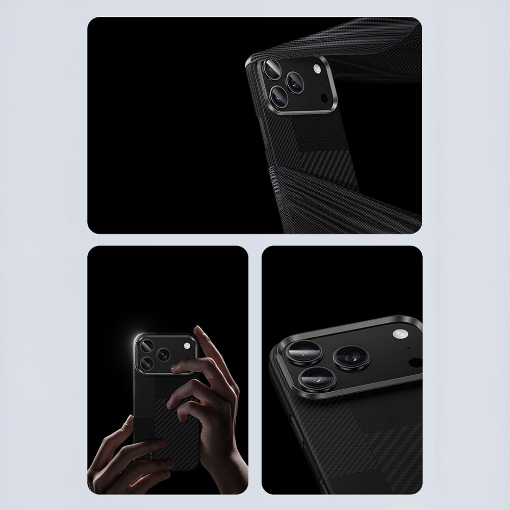 Benks Montage ArmorAir iPhone 17 Pro Max Magsafe Karbon Fiber Kevlar Kılıf